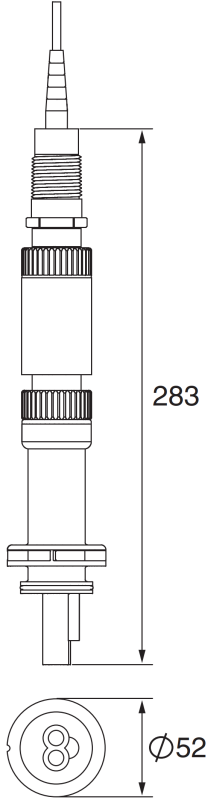 Dimentions: Conductivitymeter SE-Cond-D