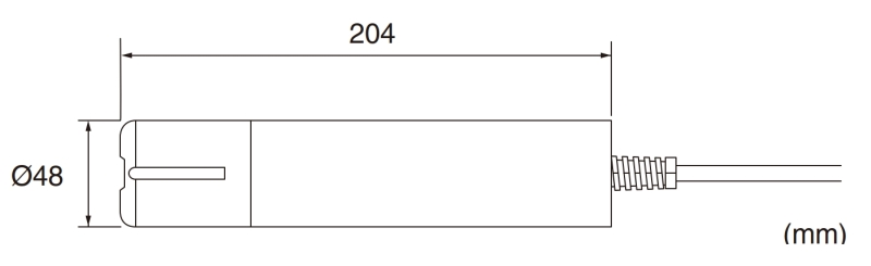 dimensions of Optical Dissolved Oxygen Sensor DOS-20