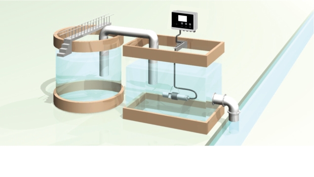 Monitoring the final discharged water.