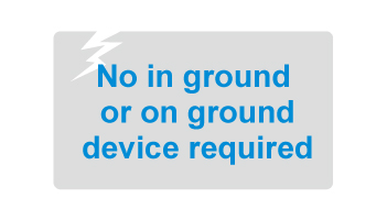 No need to burial underground.