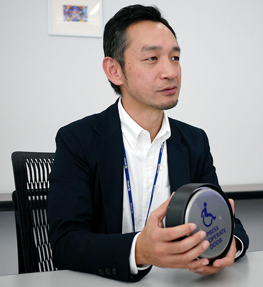 Hirofumi Shimada, Manager, Development Division, Entrance Business Division