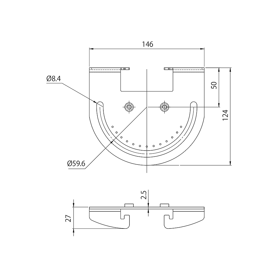  VUB-PLATE-1×16