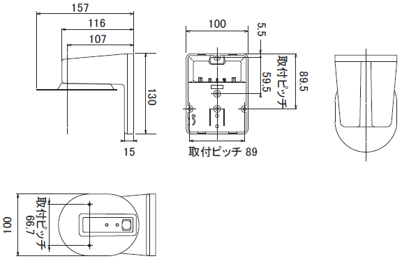 外形寸法図