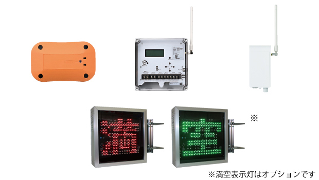 ワイヤレス満空管理システム ViiK Parking System